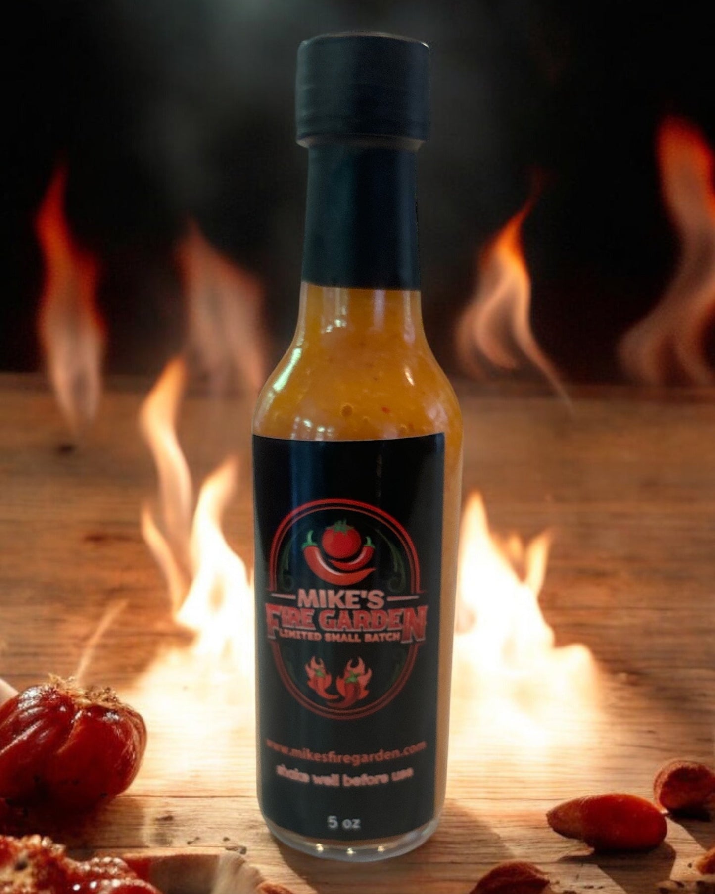 Garlic fire hot sauce